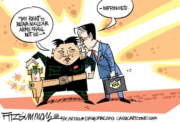 Daily Fitz Cartoon: Combat Style Weapons